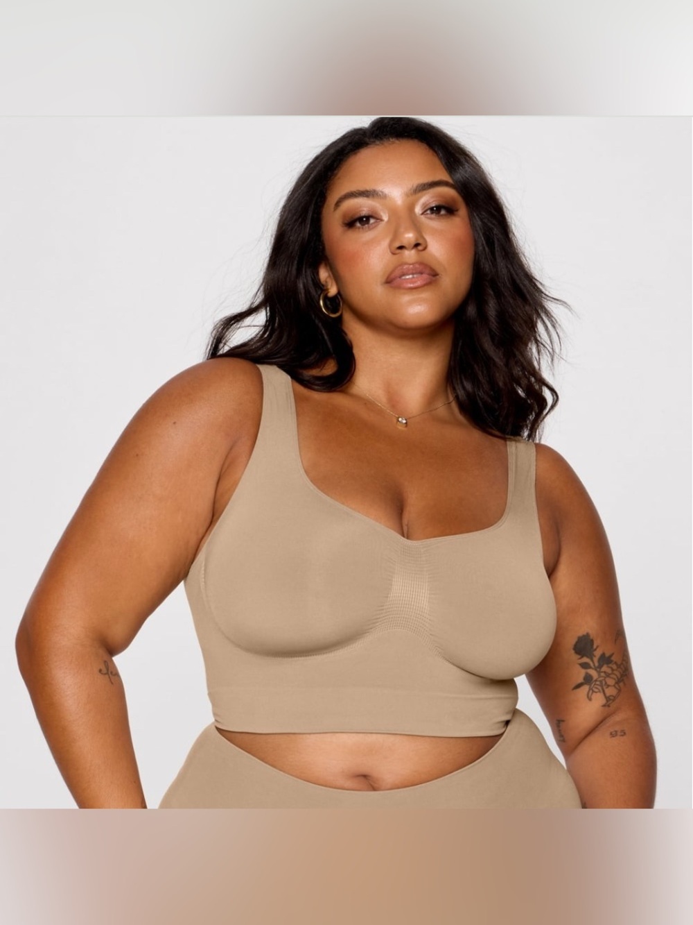 Yitty Nearly Naked Shaping Midi Bra Nude Tan Size XL/XXL NEW NWT